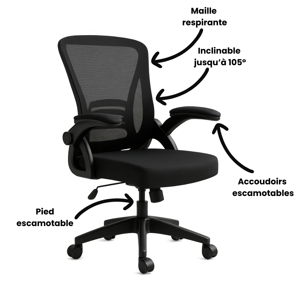 Chaise de bureau ergonomique